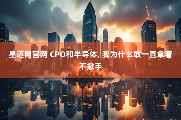 星迈网官网 CPO和半导体, 我为什么敢一直拿着不撒手